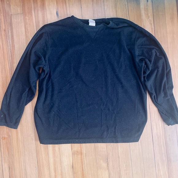 Sweatshirt Black Faded Glory XL 46/48 - Picture 1 of 2